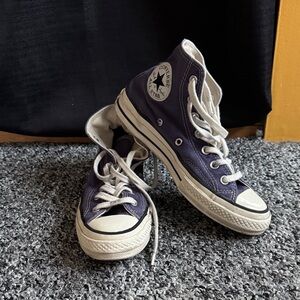 Converse Classic Purple and White High-Tops